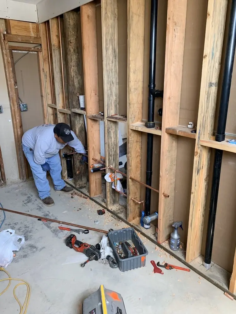 Commercial rough-in plumbing for Commercial Plumbing in Hollentown